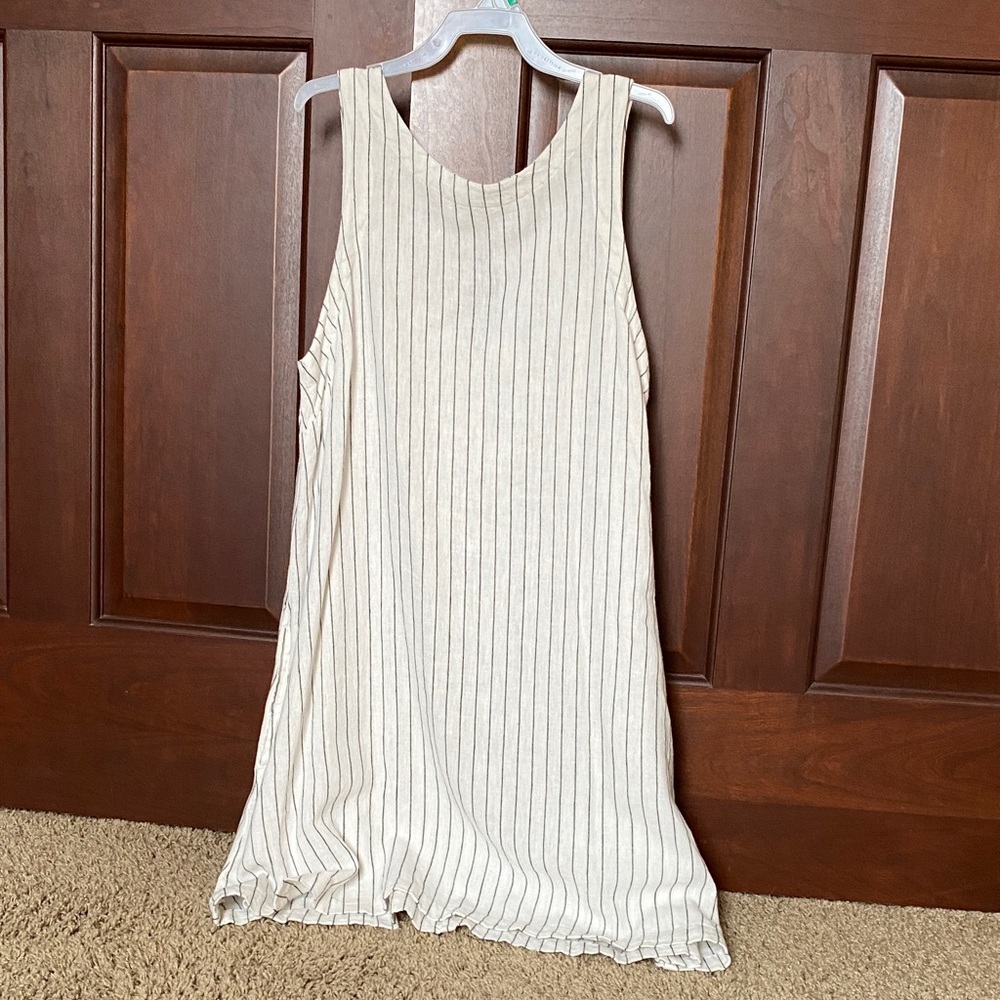 A New Day Black and White Striped Top